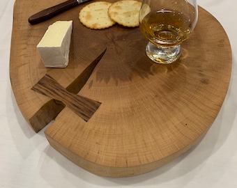 Large Wooden Platter, Table Mat, Cheese Board, Log Slice Slab, Cake stand