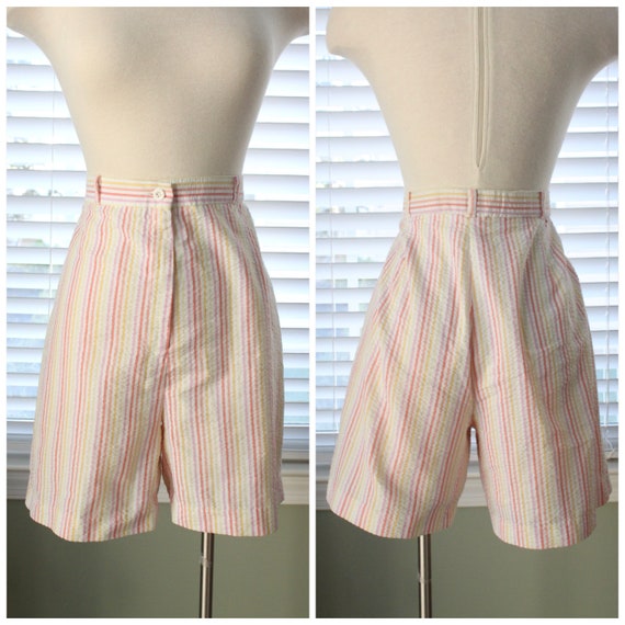 Late 1960s Jantzen Seersucker Shorts - image 1