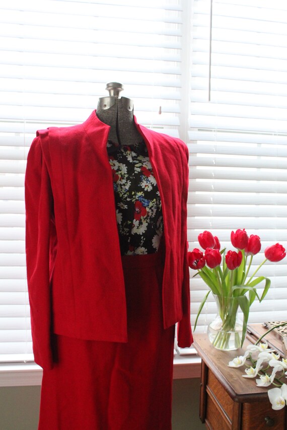 1960s Atomic Jacket and Skirt Set