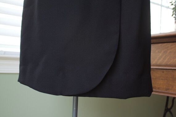 XXS 1960s Black Sack Dress