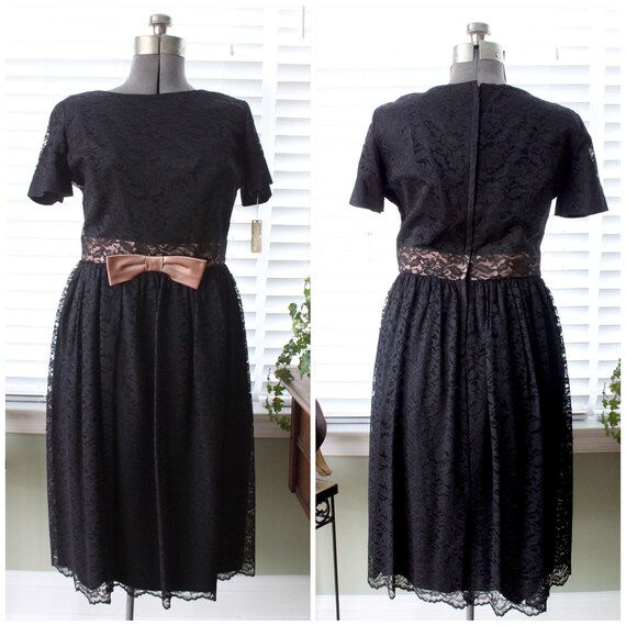 1950s Deadstock L'Aiglon Lace Party Dress