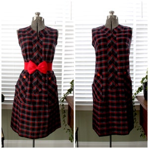 Abito in tartan del 1960