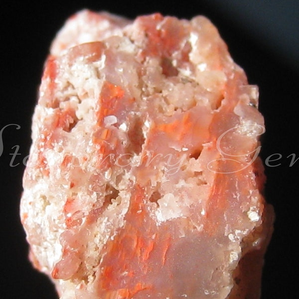 One Rare Cinnazez Azeztulite Crystal With Certificate of Authenticity Raw Rough Synergy 12 Stone Combo of Sauralite Azeztulite+Cinnabar