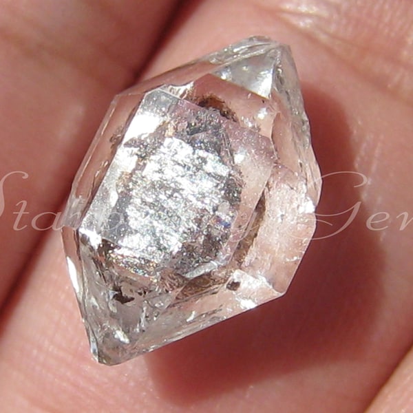 One Rare Herkimer Diamond MANIFESTATION CRYSTAL From Herkimer New York  Genuine & Natural Raw Rough A Grade Herkimer Diamond Quartz