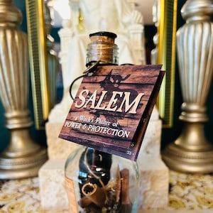 SALEM: A Witch&#39;s Philtre of Power and Protection (clear growler bottle)