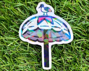 Just a Gull on a ‘Brella Vinyl Sticker