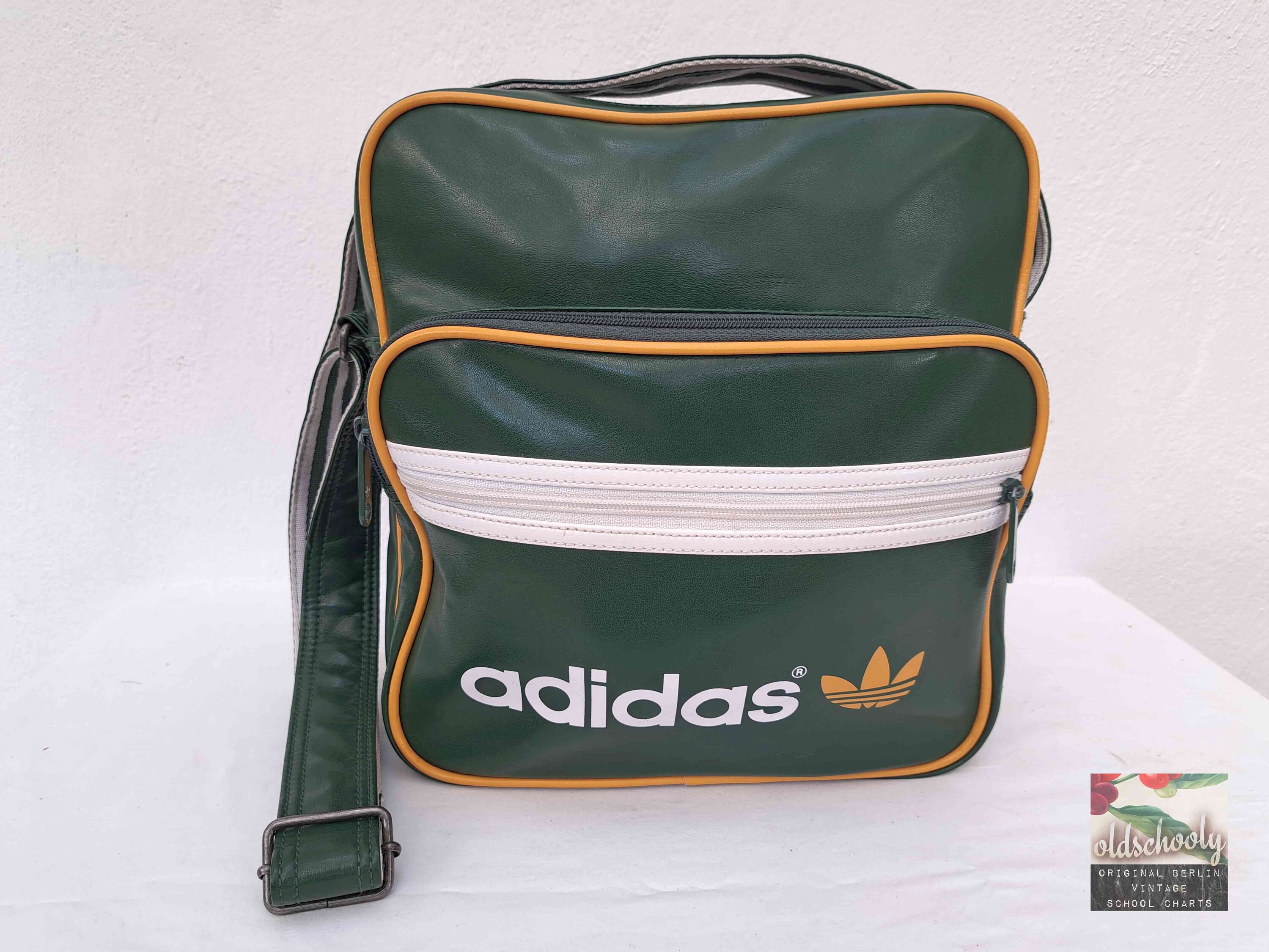 Vintage Sport Bag Adidas 10 Original 1980s Green Yellow Rare Antique Vintage Collector Etsy UK
