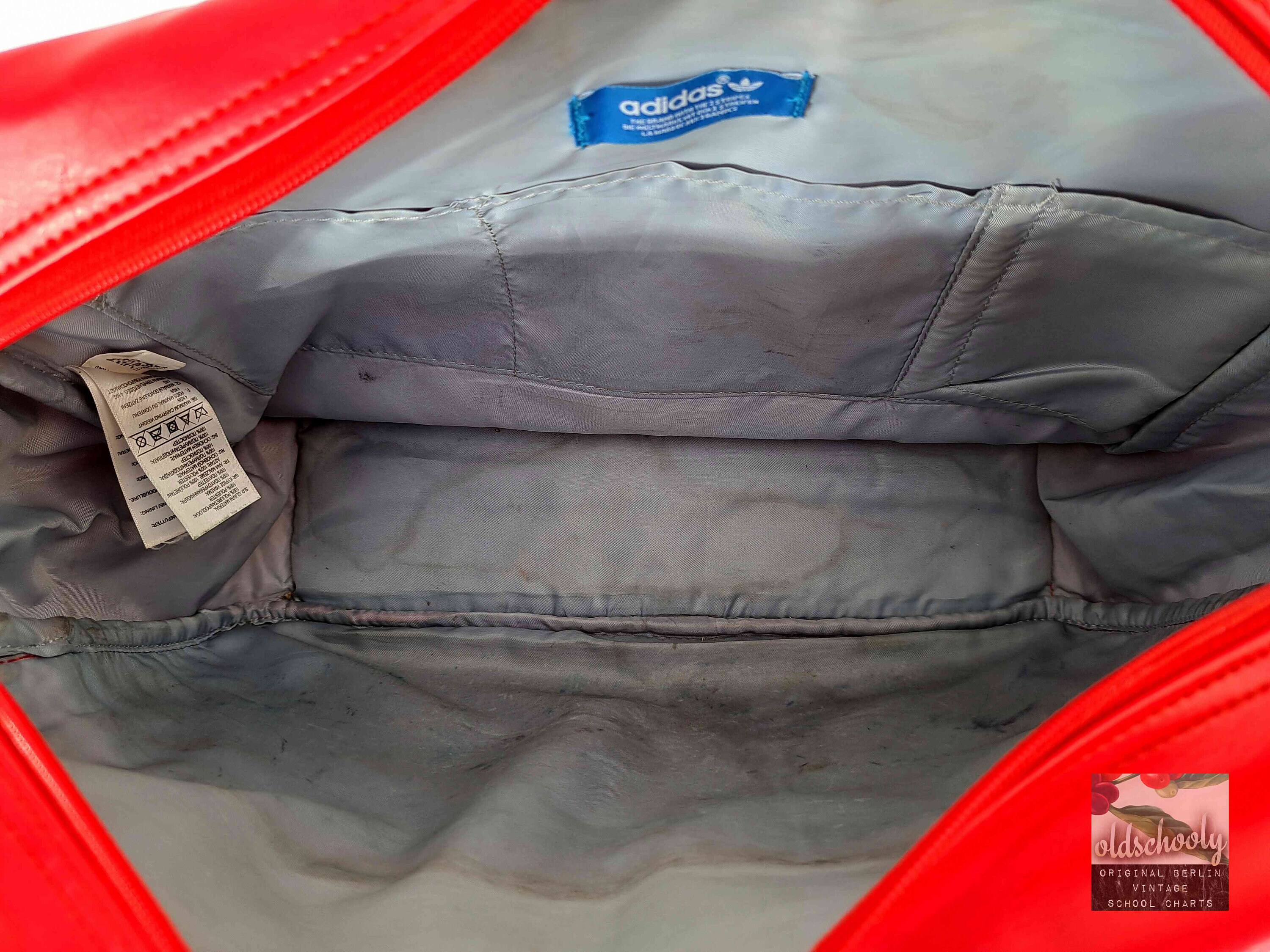 Sac De Sport Vintage K-Swiss – Années 80-90, Rouge Et Bleu, Nylon Léger