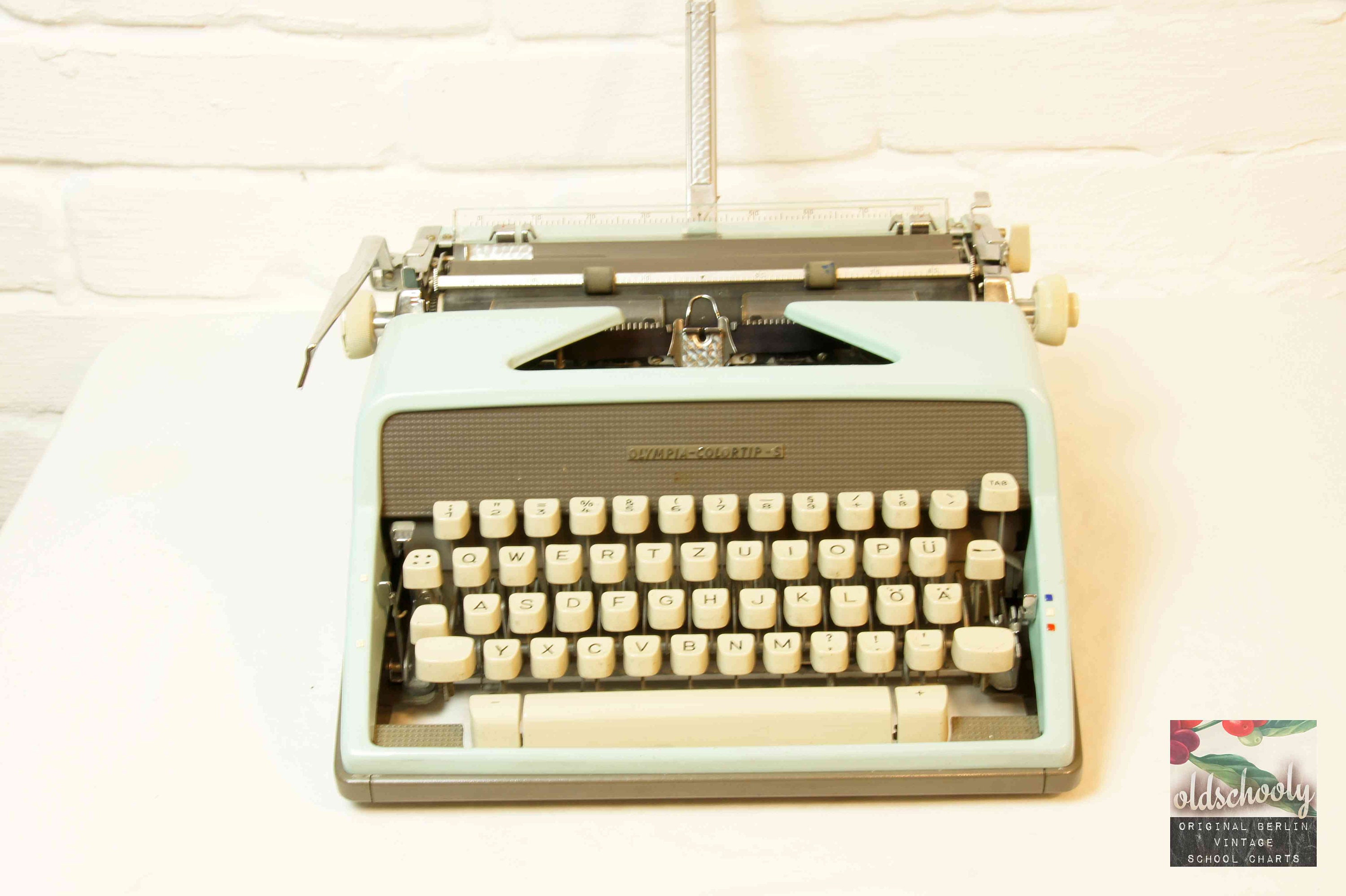 ビンテージタイプライター Olympia colortip S (tw11)、ライト