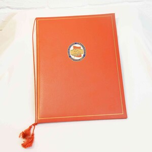 SED document folder - GDR - original signature Erich Honecker - 18 June 1988 - very rare! antique, vintage, collector