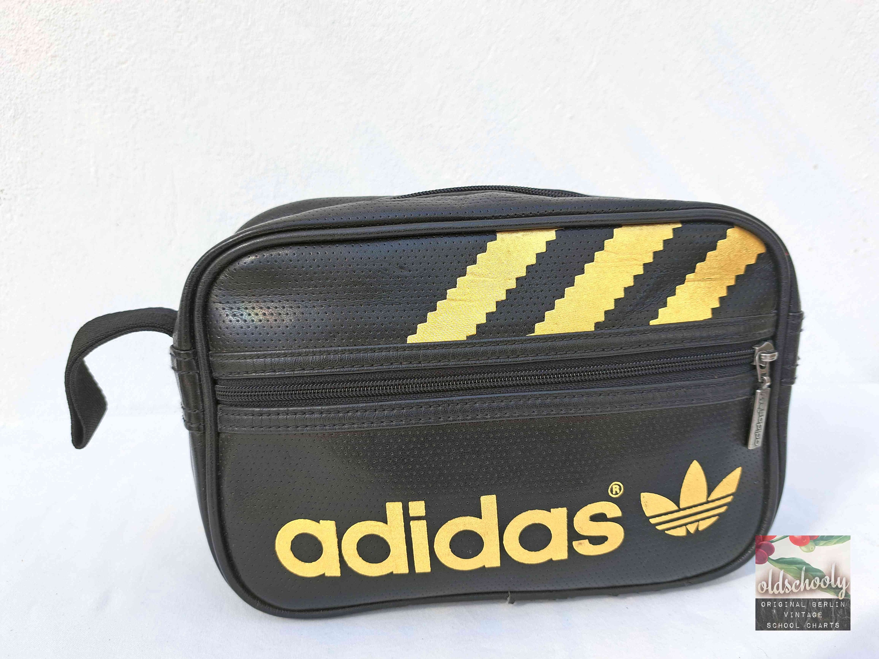 専用。adidas ヴィンテージバッグ　ブラック×イエロー Adidas Zx Messenger Bag Black Trefoil Logo Airliner Shoulder