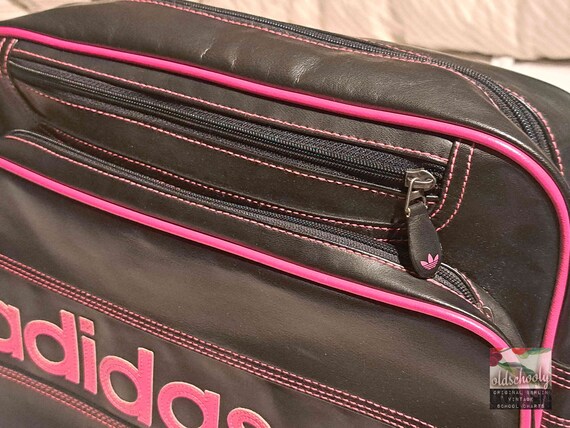 Vintage Sport Bag Adidas 28 Original 1980s -bordeaux Pink