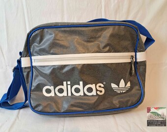 Vintage sport bag Adidas 13 original 1980s - dark blue