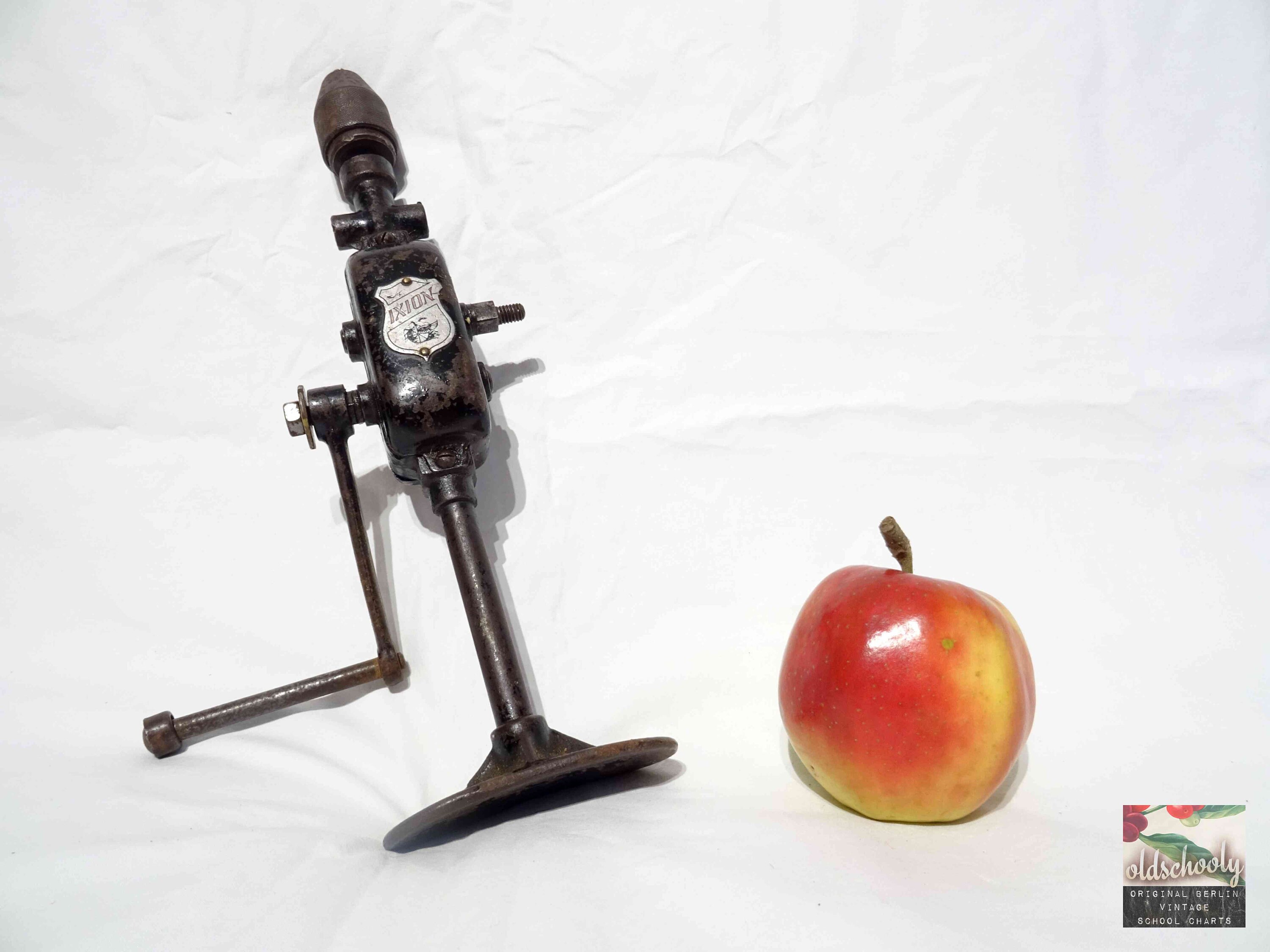 Vintage Drilling Machine ixion Around 1900 Very Rare Very Good