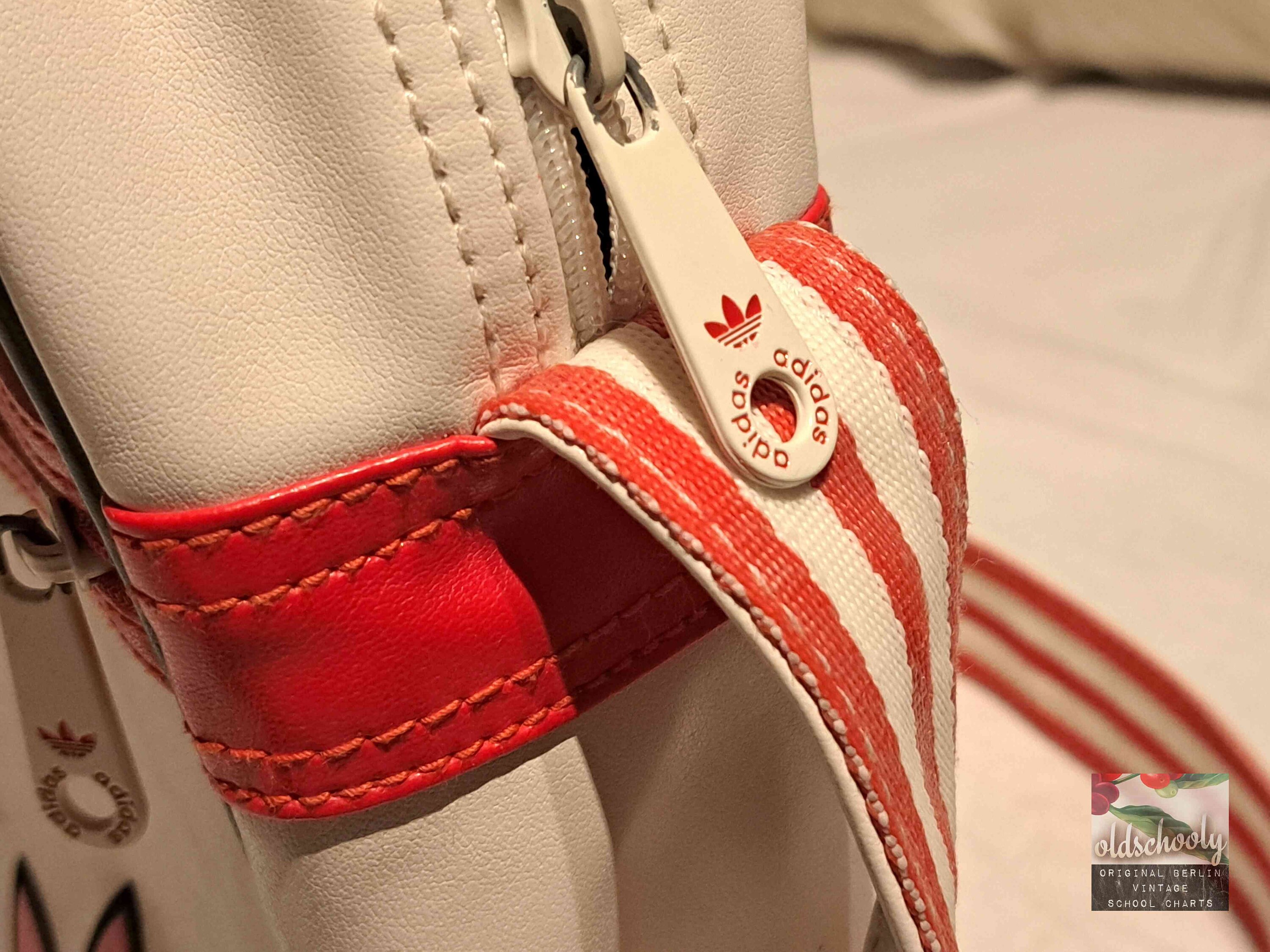 Vintage Sport Bag Adidas 25 Original 1980s white Red Rare - Etsy