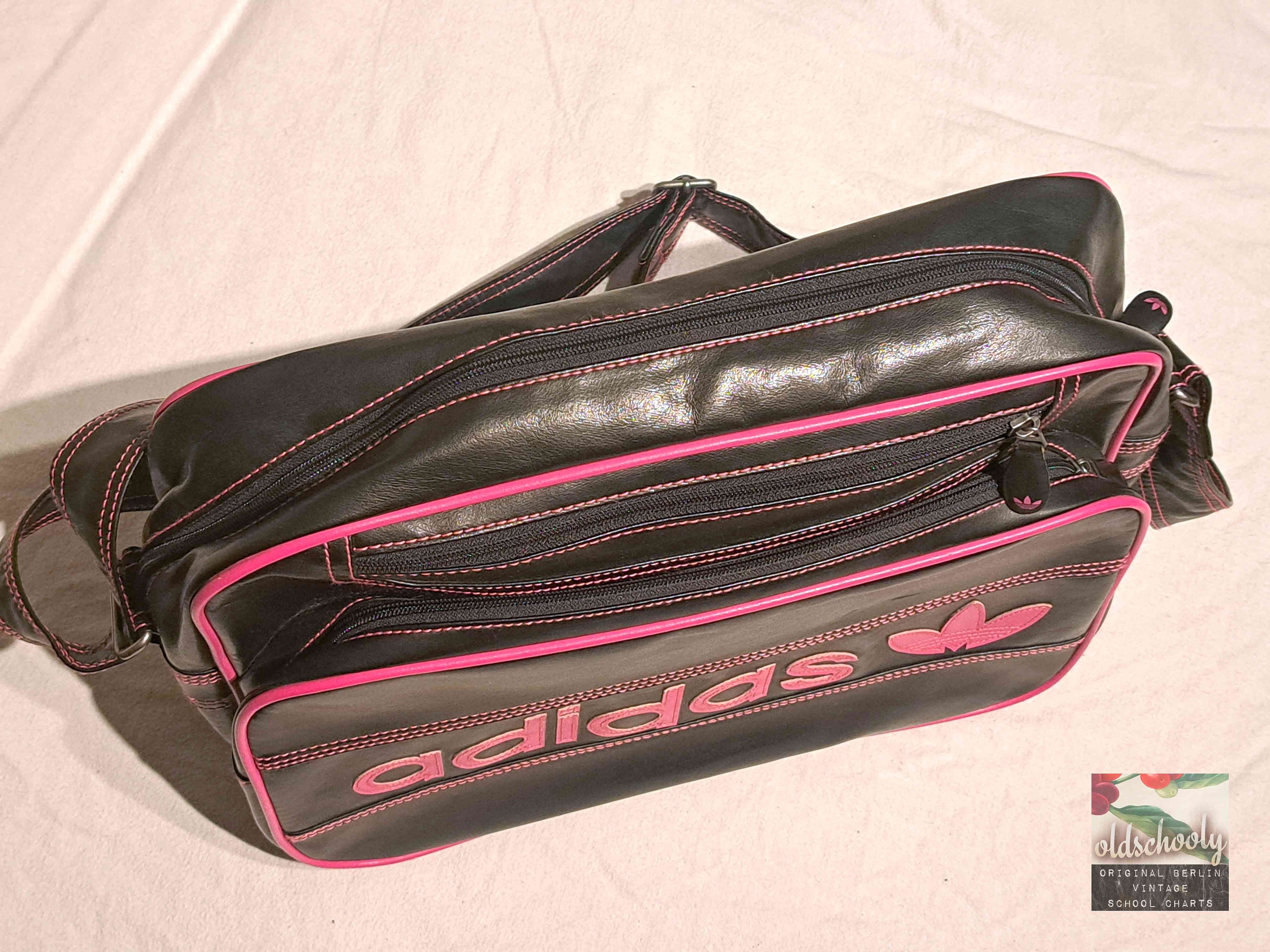 old adidas 80s mini hand bag y2k brown vintage rare size H11