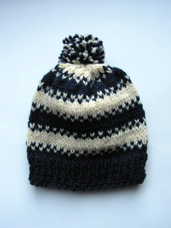 cream baby hat