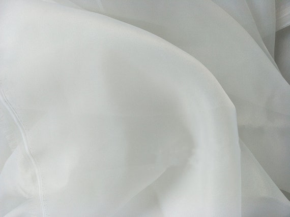 Ivory Bridal Organza Fabric Quality Organza Fabrics for - Etsy