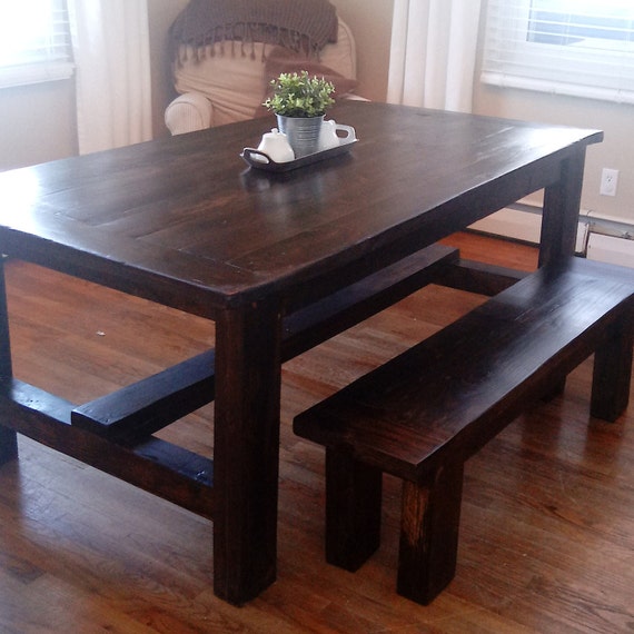 Farmhouse Dining Table Large Custom Dining Table Farmhouse Etsy