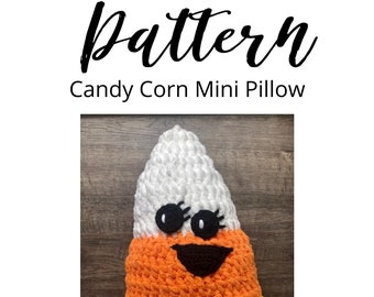 Pattern: Candy Corn Mini Pillow