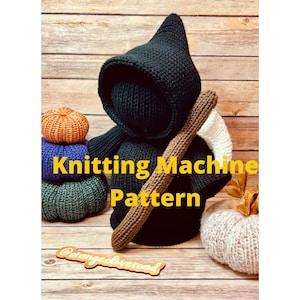 Thanatos, the Grim Reaper Knitting Machine Pattern | Grim Reaper Addi + Sentro Supported