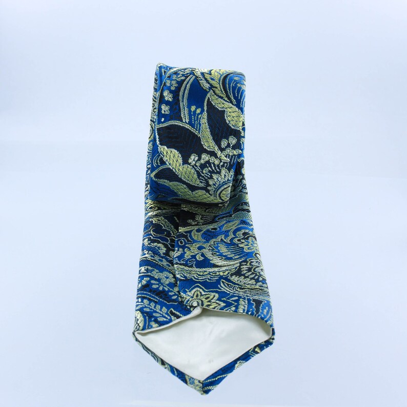 Stefan Blue Green Neck Tie and Handkerchief Combo Bold Tie. Etsy