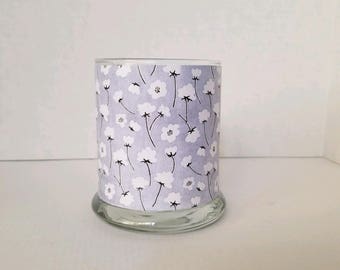 Candle Holder, Tealight Holder, Votive Holder, Tealight Lantern, Tealight Holder, Floral Candle Holder, Grey Holder, White Holder, Black