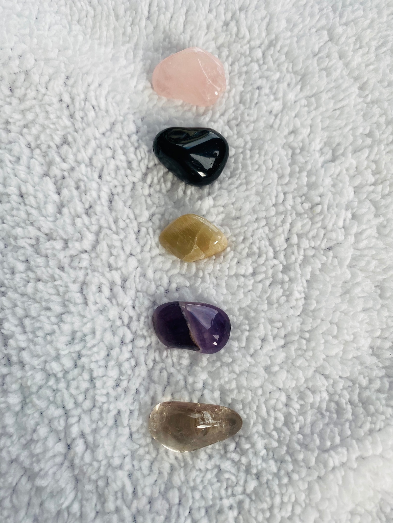 Grief Crystal Healing Set Gemstone Gift Set Healing Stones Etsy