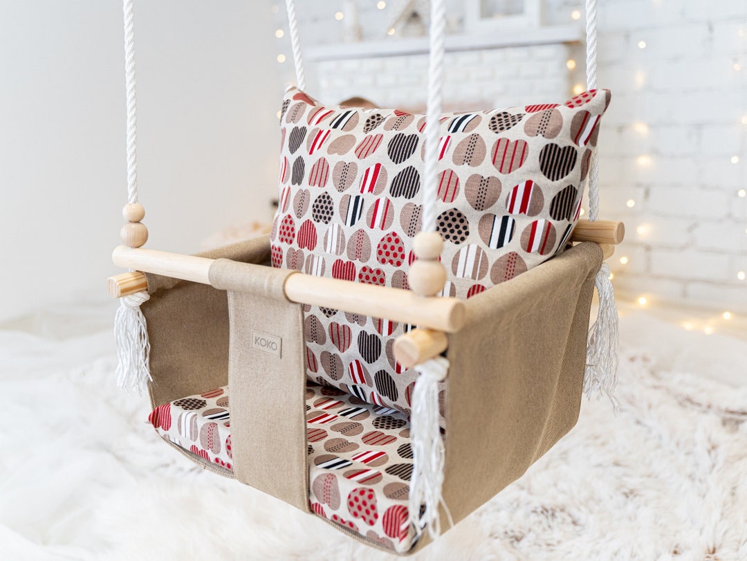 Baby Swing High Back Swing Baby Hammoch Chair First Etsy