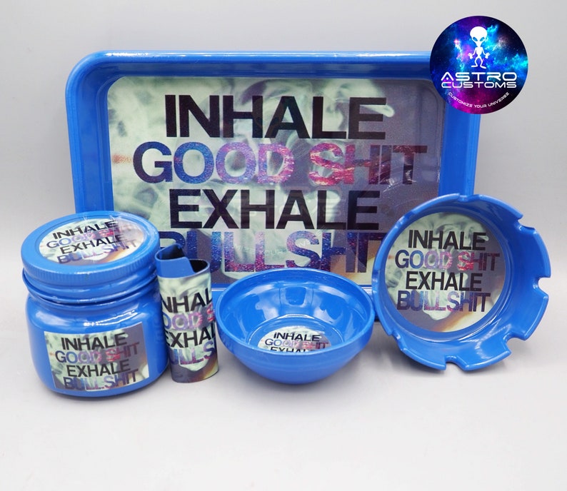 Create Your Own Custom Rolling Tray Set Personalized Rolling Etsy