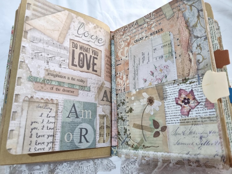 Junk Journal Hand Made Hard Cover - Etsy