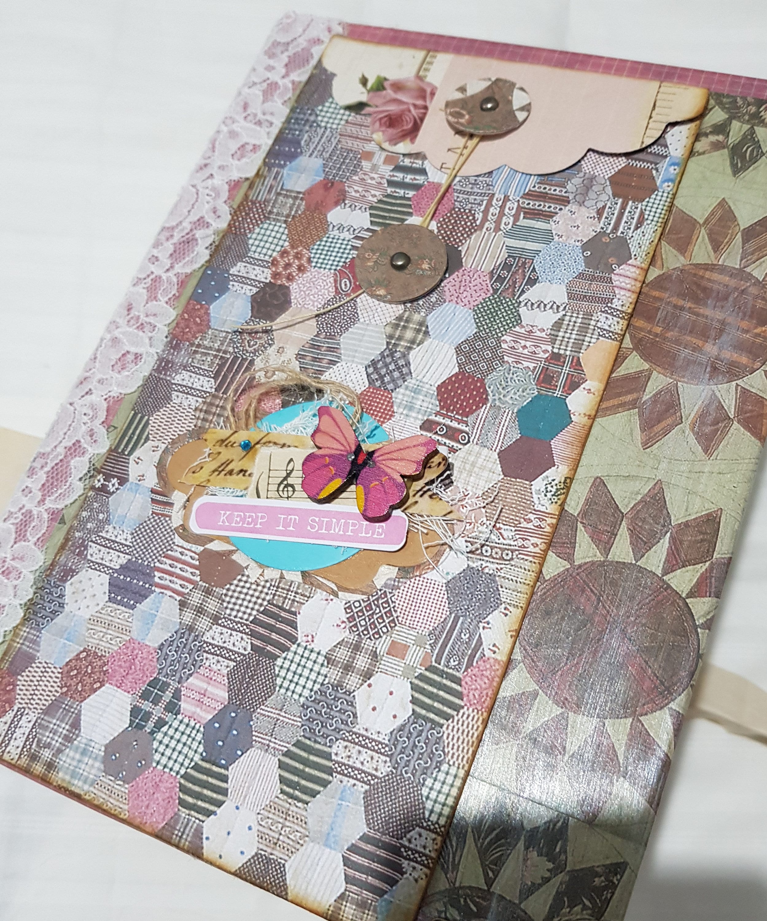 Junk Journal Handmade Quilt Theme