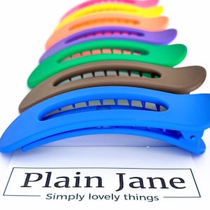 Necessity Claw by Plain Jane x1  - Ladies Hair Clips  - Resin Hair Clips - Large Hair Clips - Minimalist Clip - Large Clipy Clip -