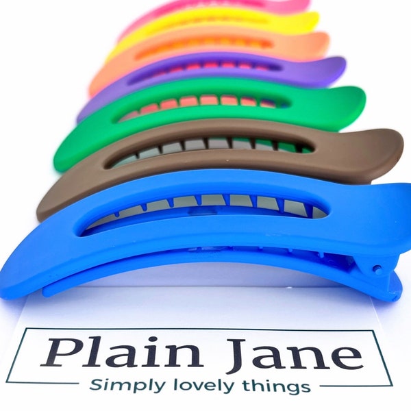 Necessario Necessity Claw di Plain Jane x1 - Ladies Hair Clips - Resin Hair Clips - Large Hair Clips - Minimalist Clip - Large Clipy Clip -