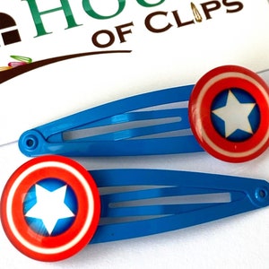 Clip Per Capelli A Scatto In Metallo Lunghe 8 Cm, Fermagli