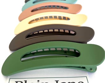 Pinza para el cabello vintage mate / Pinza grande, mediana y pequeña / Pinza de sujeción fuerte / Pinza francesa minimalista / Pinza sencilla para el cabello