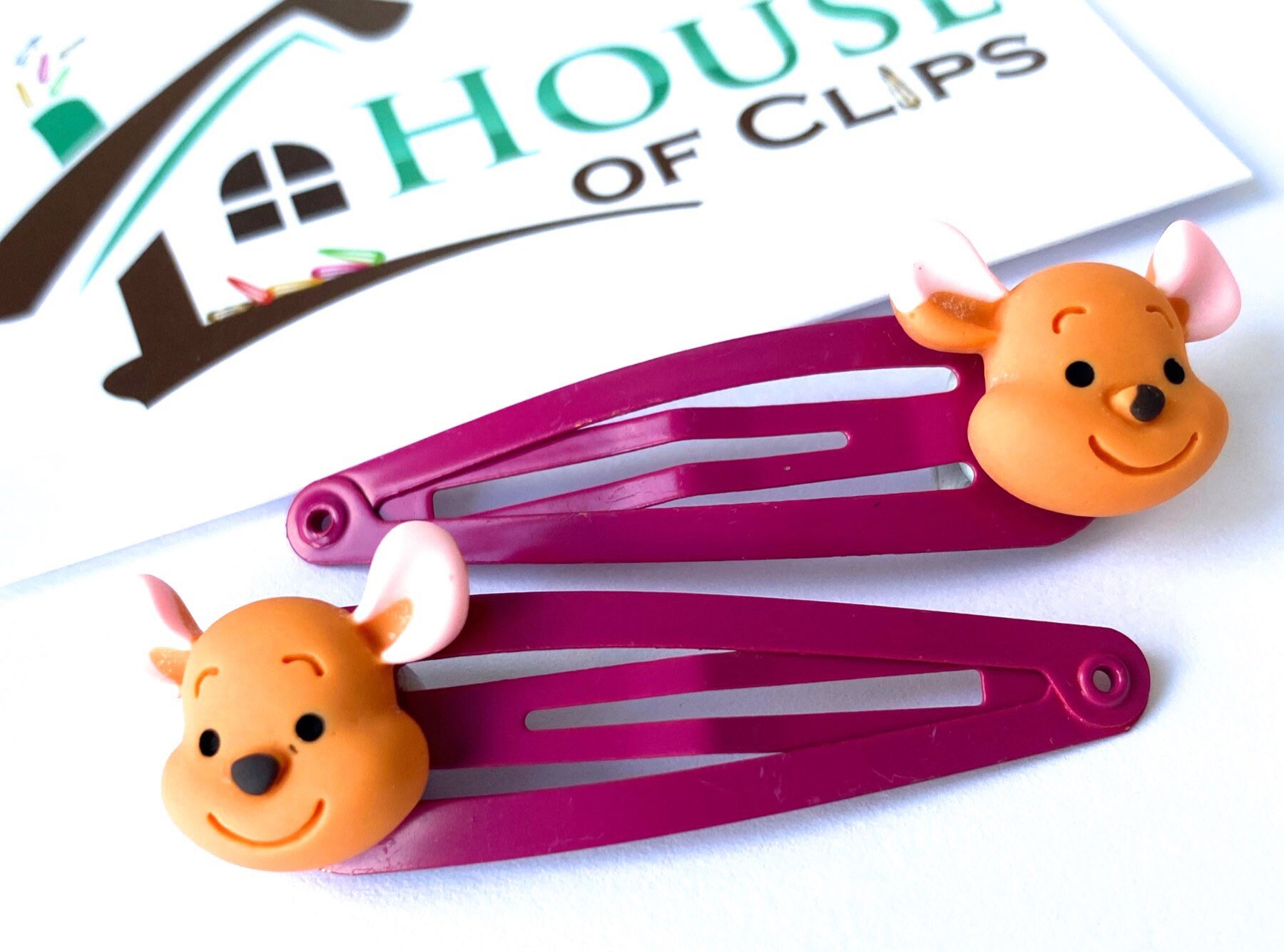 Roo Hair Clips Roo Barrettes Roo Disney Gift Disney Hair Etsy