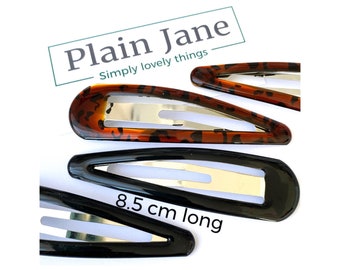 Giant Hair Clip by Plain Jane x1 -  Extra Large Hair Clip - Black Large Hair Clip - Tortoiseshell Large Hair Clip - Fringe Clip -