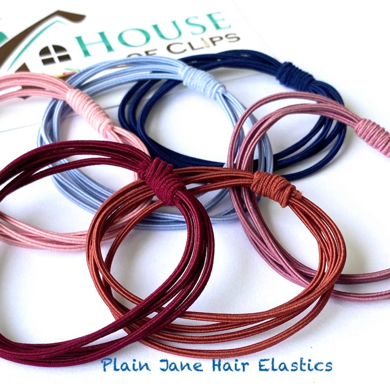 Plain Jane Hair Elastics Set X3 Girls Hair Elastics Ladies Etsy UK