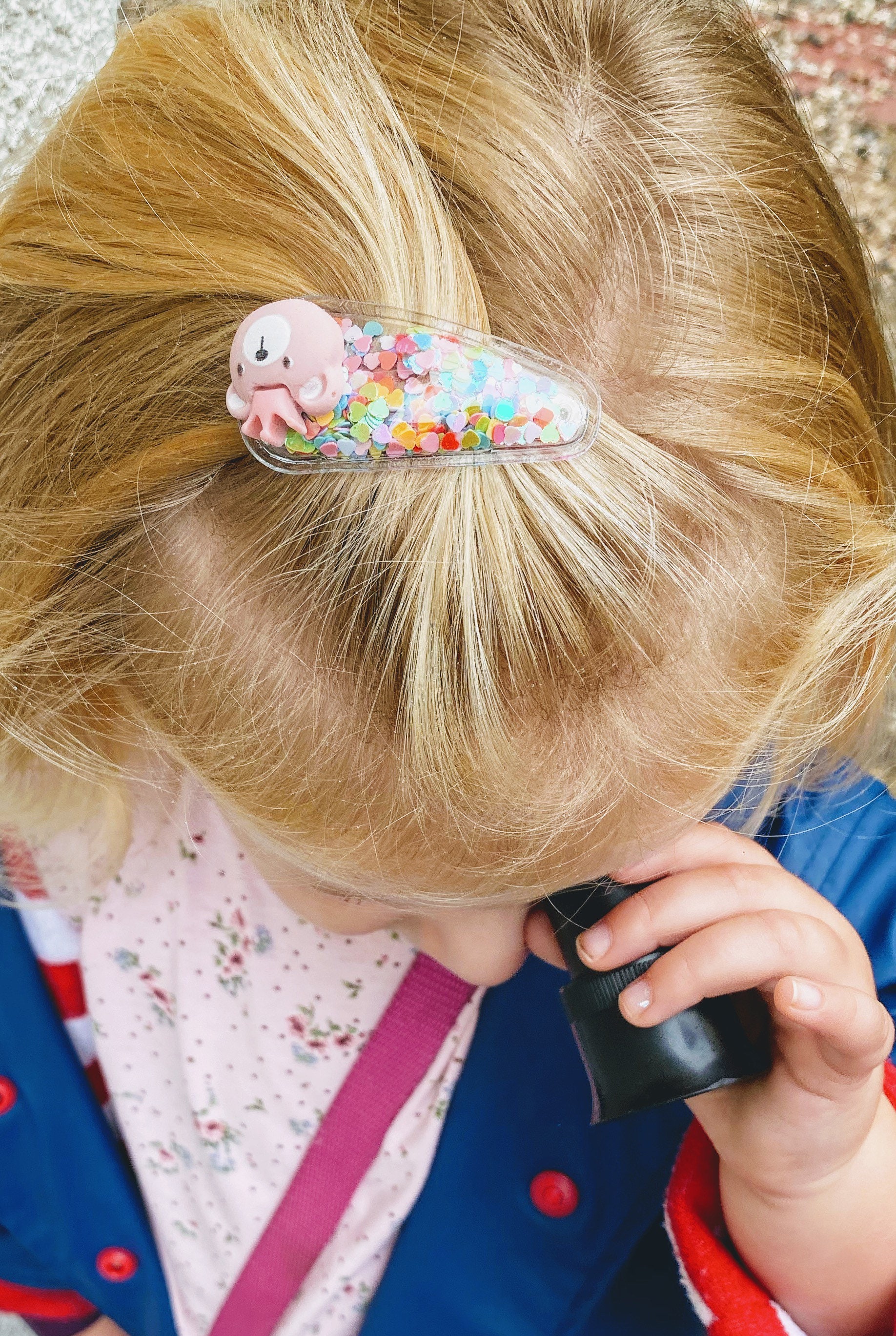 Confetti Shake Clips Fun Hair Clips Sparkle Hair Clips Etsy UK