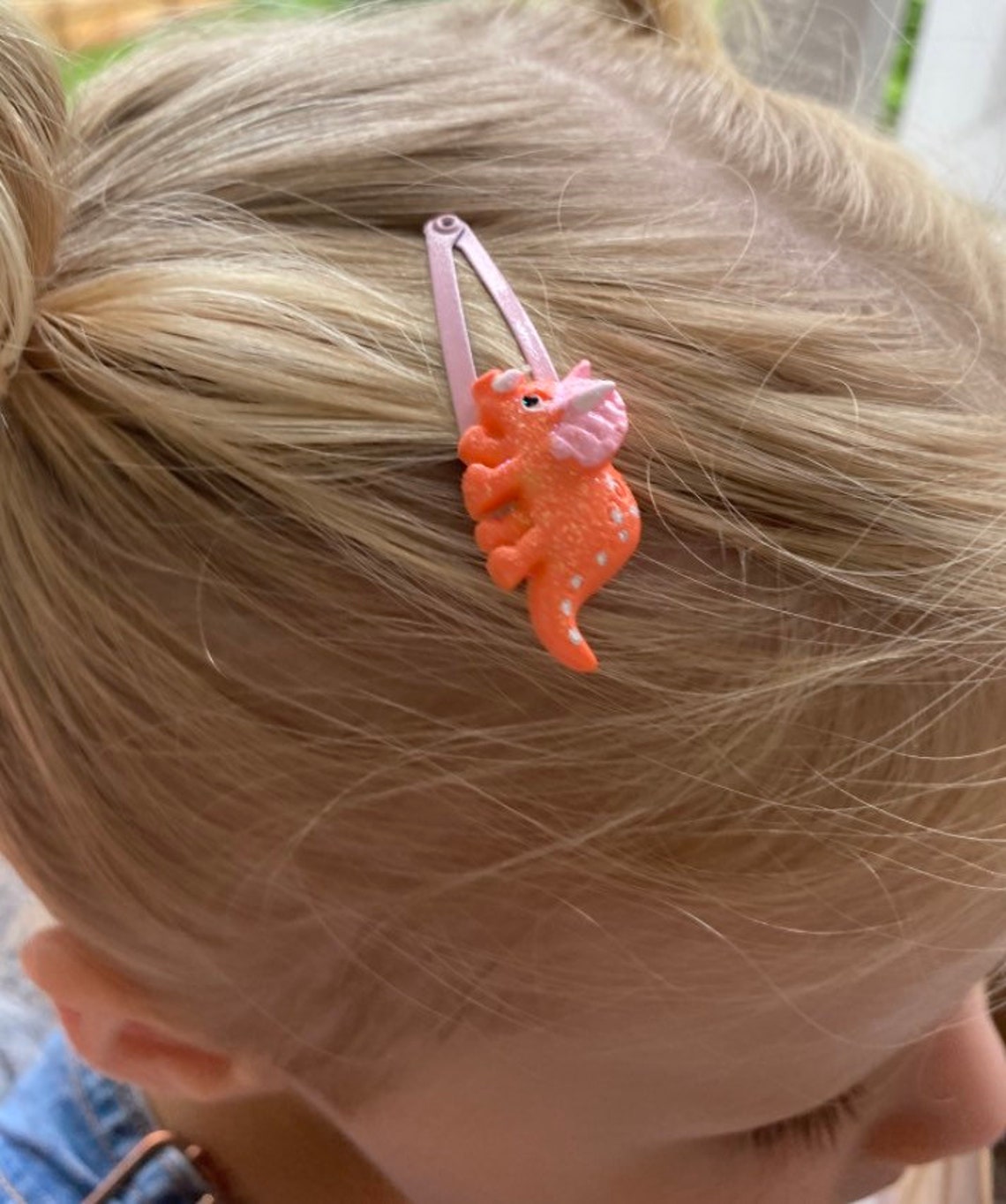 Dinosaur Hair Clips X2 Dinosaur Hair Clips For Girls Non Etsy