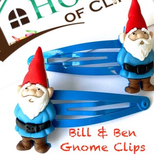 Bill & Ben Gnome Hair Clips: Fun Garden Accessories image 2