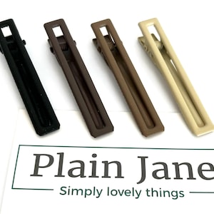 Industrial Yoga Clip x1 - Ladies Hair Clips - Fringe hair Clips for Ladies - Plain Hair Clips - Large Hair Clips - Metal Hair Clips