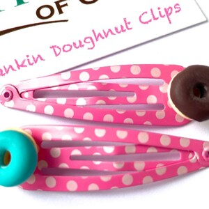 Doughnut Hair Clips: Fun Non-Slip Barrettes