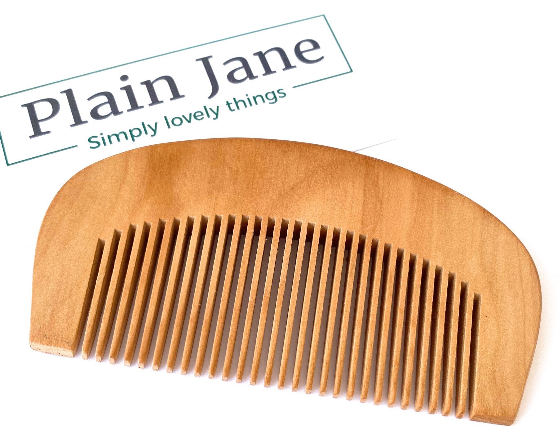 Islander Comb Desert Island Comb by Plain Jane - Wooden Comb - 100% Natural Wood Comb ...