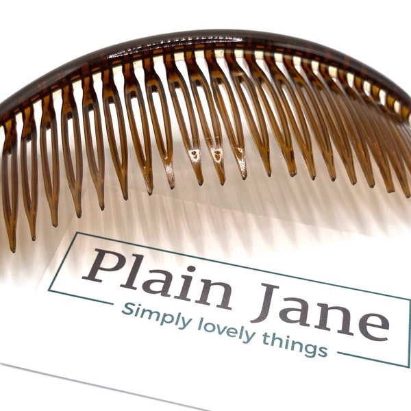 The Odyssey Tortoiseshell Hair Comb by Plain Jane x1 - Tortoiseshell Large Hair Comb - Vintage Style Large Hair Comb - Giant Hair Comb