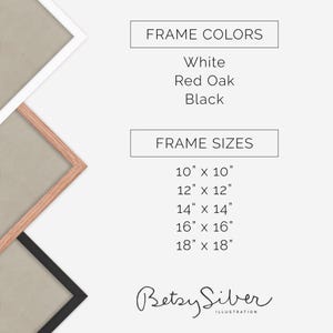 Lámina artística enmarcada de hipopótamo / Decoración de pared divertida para habitación infantil imagen 7