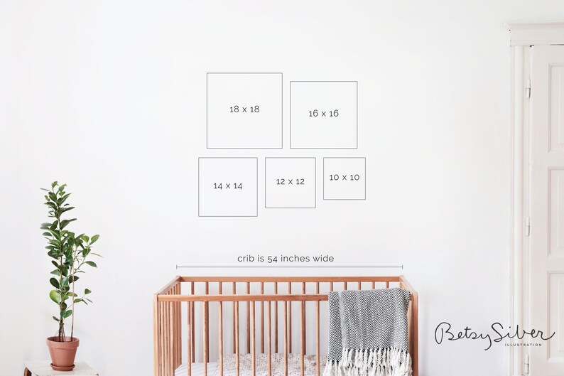 Lámina artística enmarcada de hipopótamo / Decoración de pared divertida para habitación infantil imagen 8