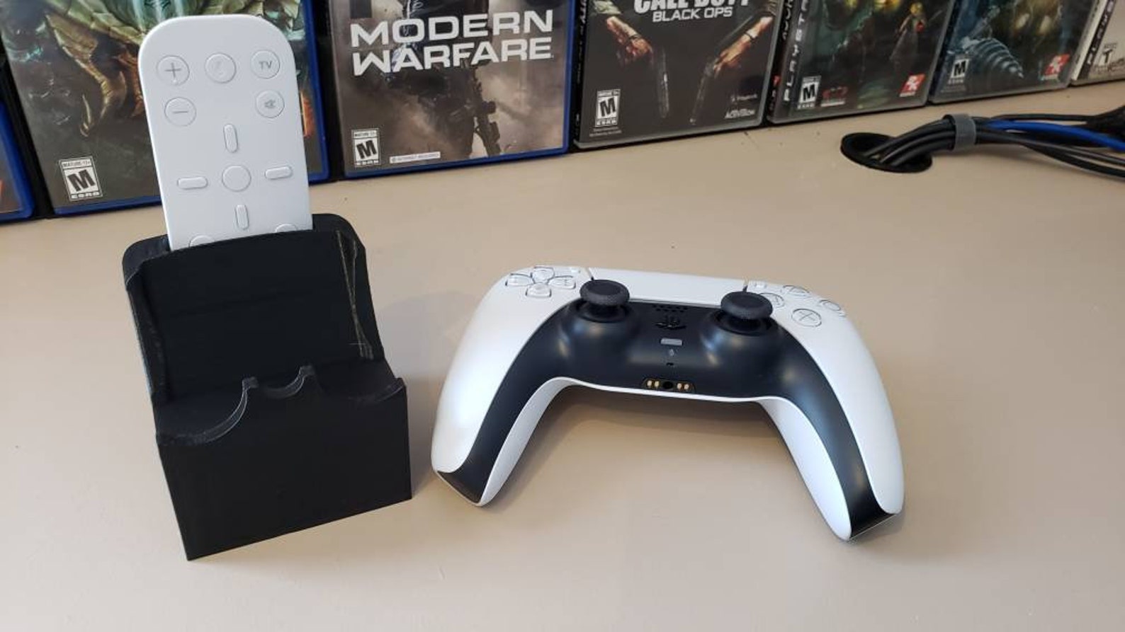 Ps5 Display Controller Remote Playstation 5 Dualsense Controller and Media Remote Stand - Etsy