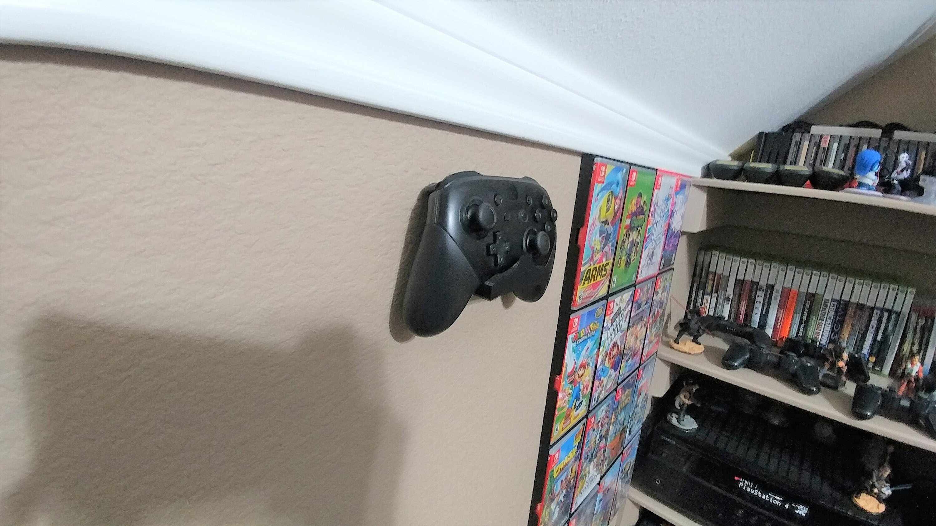 FLOATING GRIP Support Mural Nintendo Switch MANETTE Pro Noir - Achat  Accessoire